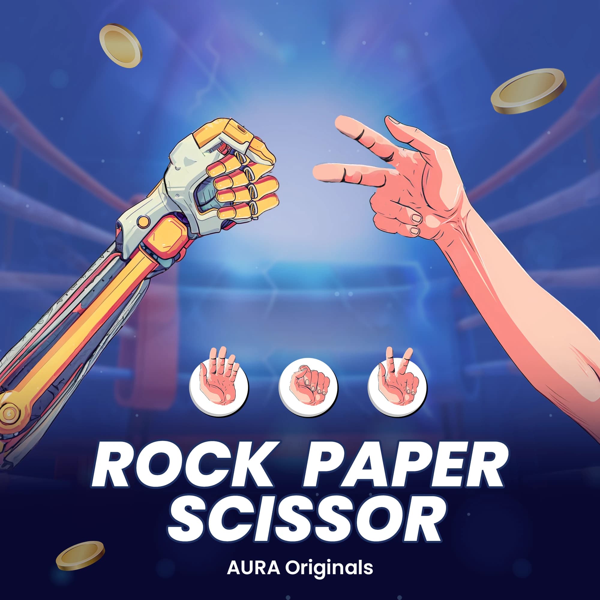 Rock Paper Scissors — AURAGAMING